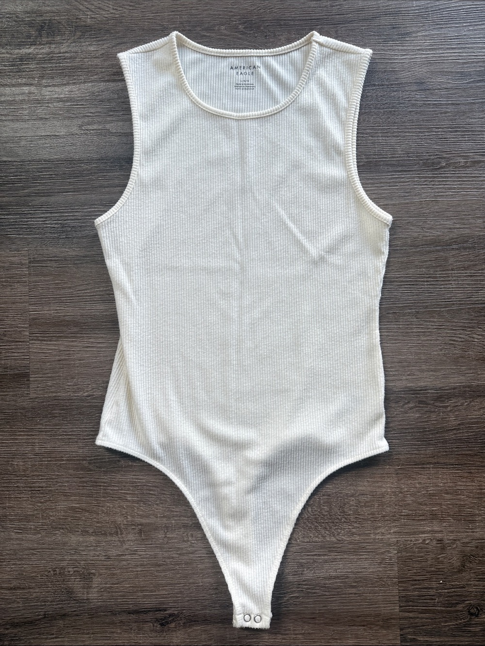 AE Soft Ribbed Sleeveless Bodysuit - Picture 2 of 5